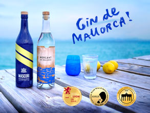 Las ginebras de Mallorca Mercant y Mascori  han sido premiadas con varias medallas de oro